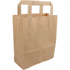 Papieren tas bruin 22/10x28cm Tpk270311